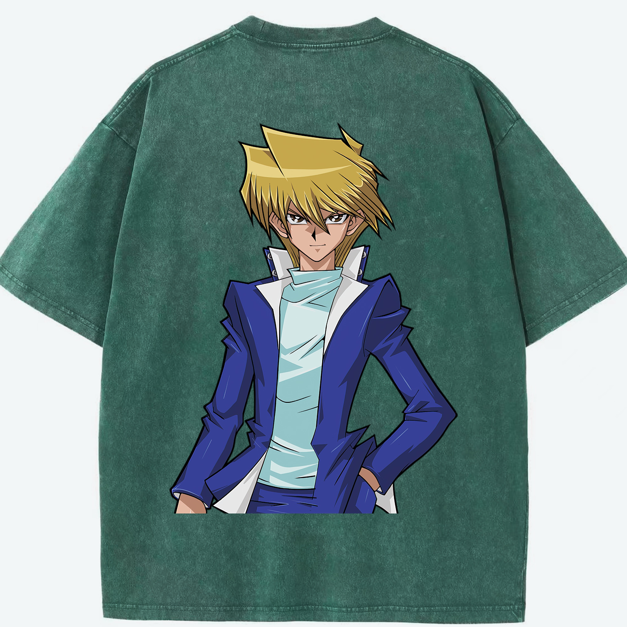 （画像用） 遊☆戯☆王 Yu-Gi-Oh! 綿100% ヴィンテージ風 半袖Tシャツ（背面プリント）